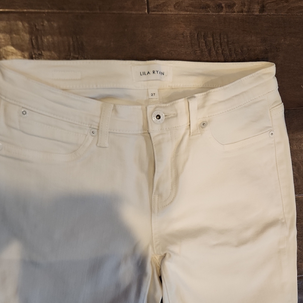 Lila Ryan Off-White Denim Pants